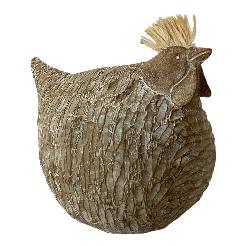 Elements Whimsical And Playful Rooster Chicken Bird Country Farmhouse Figurine